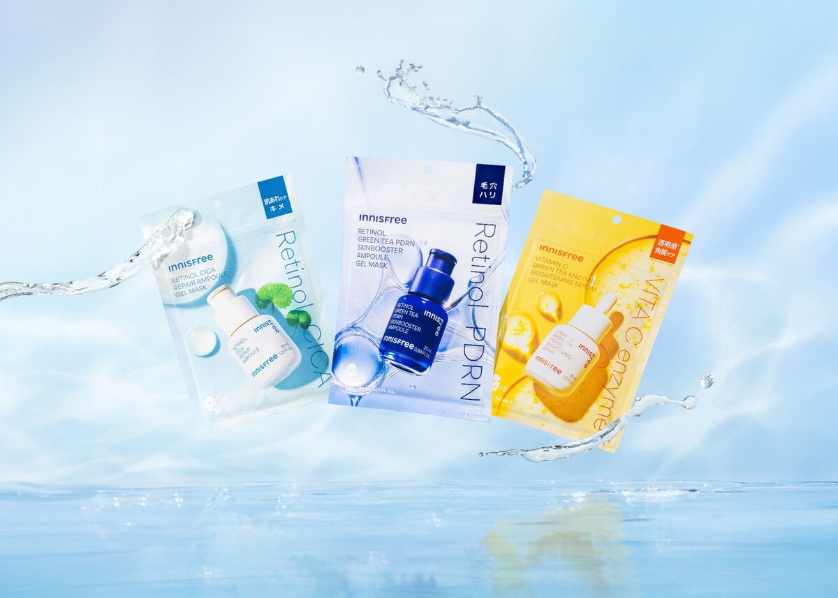 innisfree ビタミンC美容液 & LANEIGE マスクセット INNISFREE】人気の美容液ラインからゲルマスクシート3種が新登場【4/15