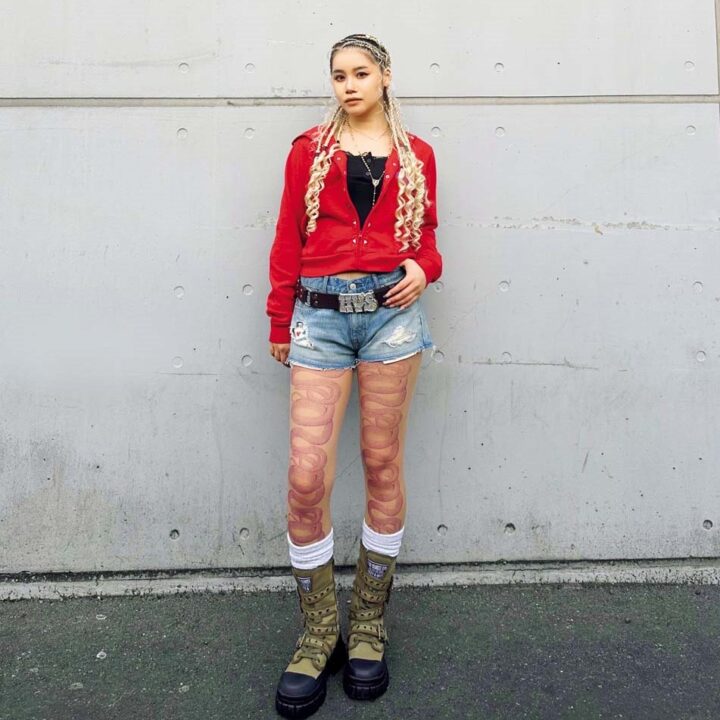 【SNAP】アイレットベルトと厚底がトレンドライク！NANAさん