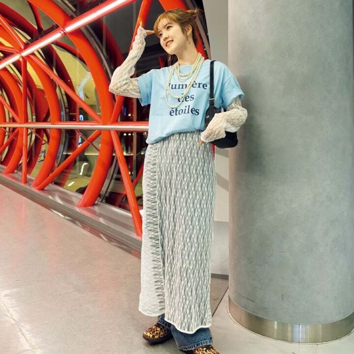 【SNAP】柄物は足元から取り入れるのがコツ！aoさん