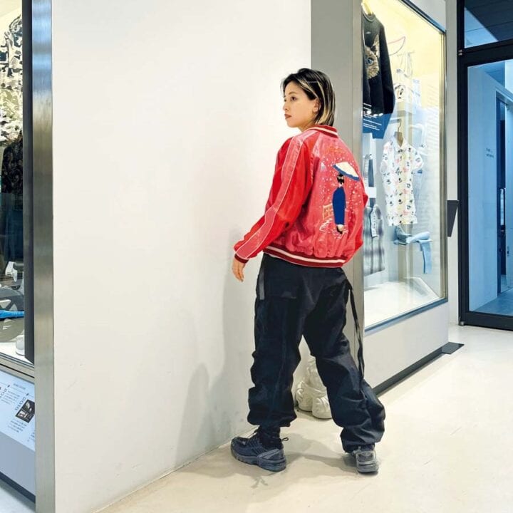 【SNAP】赤いスカジャンで甘さをオン！Heg.さん