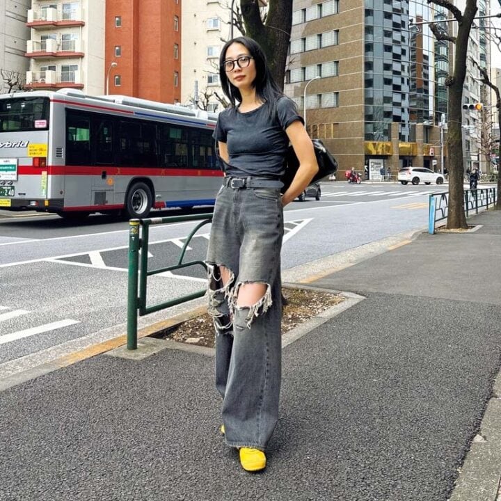 【SNAP】映える色と見た目のコンパクトさがお気に入りのスニーカー♡内藤和香さん