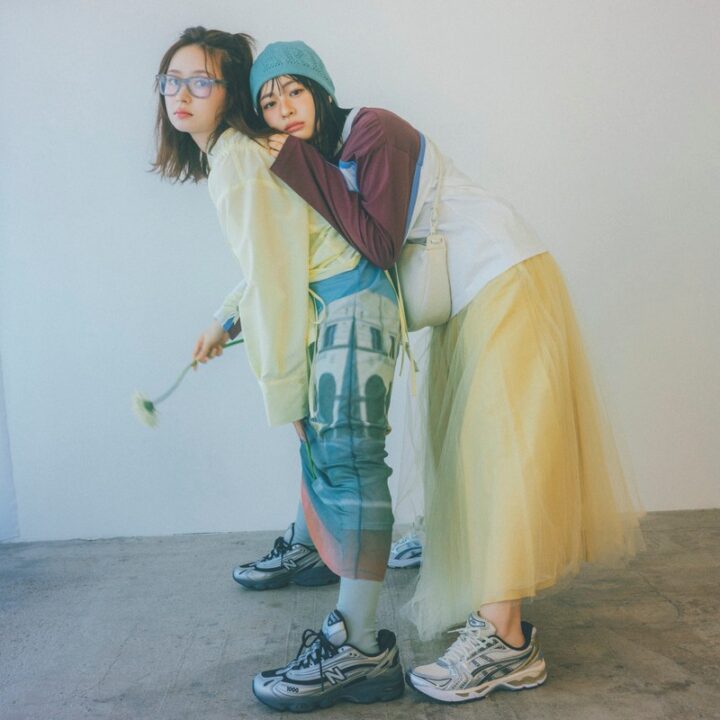 【りこめい】畑芽育と莉子がNAVI♡春の新作スニーカー④【ASICS】