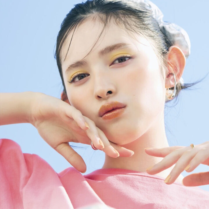 【超ときめき♡宣伝部・菅田愛貴】スニーカーstyleにマッチ！春のトレンドLip①【もぎたて★ジューシーオレンジ】