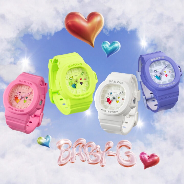 【BABY-G】日替わりで色が変わる！ハートモチーフのウオッチが登場♡