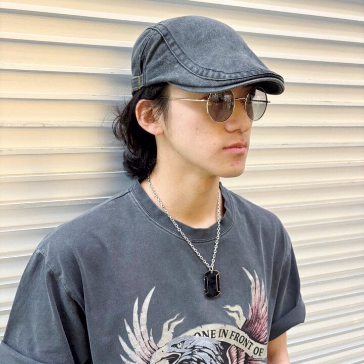 【SNAP】カラーサングラスとネックレスをプラスして、アメカジテイストに！金子悠峨さん