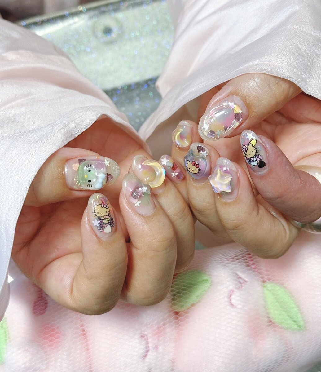 ネイル】夏だから！日焼けキティ【編集K】｜【公式】mini WEB