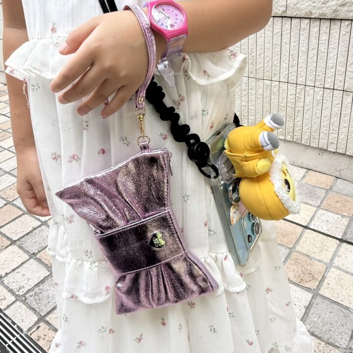 【しなこちゃんプロデュース】キラキラ☆BIGリボンポーチを使ってみた！【mini11月号付録】