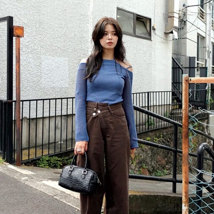 【SNAP】ホルターネック×オフショルのトレンドニット！大谷愛加さん