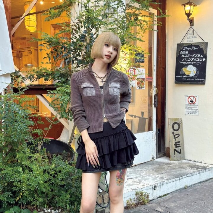 【SNAP】フリルベルトをレイヤードして甘さをプラス♡矢頭志緒里さん