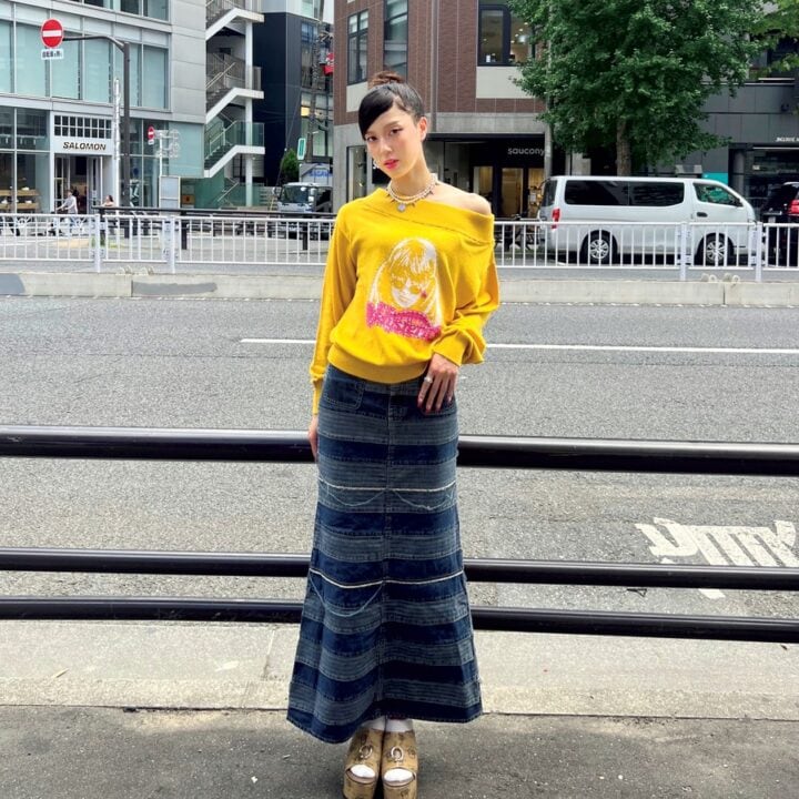 【SNAP】オフショルでフェミニンさアップ!日迫衷音さん