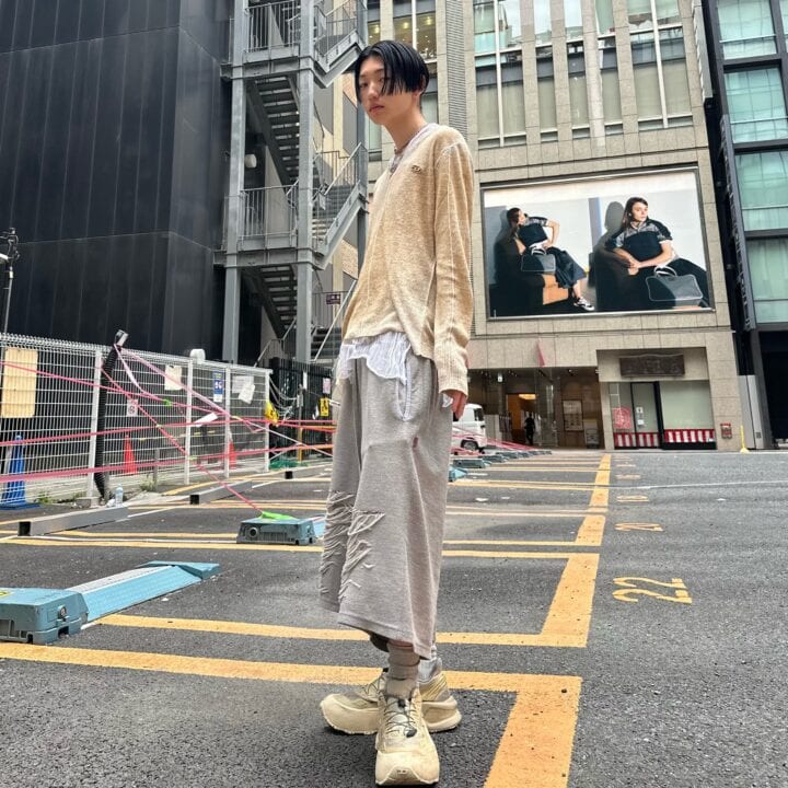【SNAP】フェード感ある秋っぽいカラーのニットがお気に入り！小笠原朝飛さん