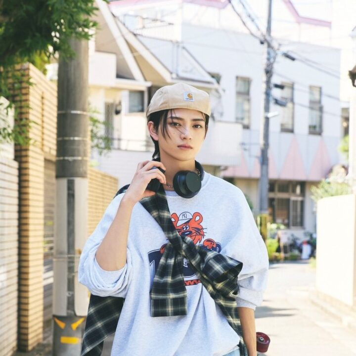 【岩瀬洋志】アニマルプリントのスウェットde着まわし4変化