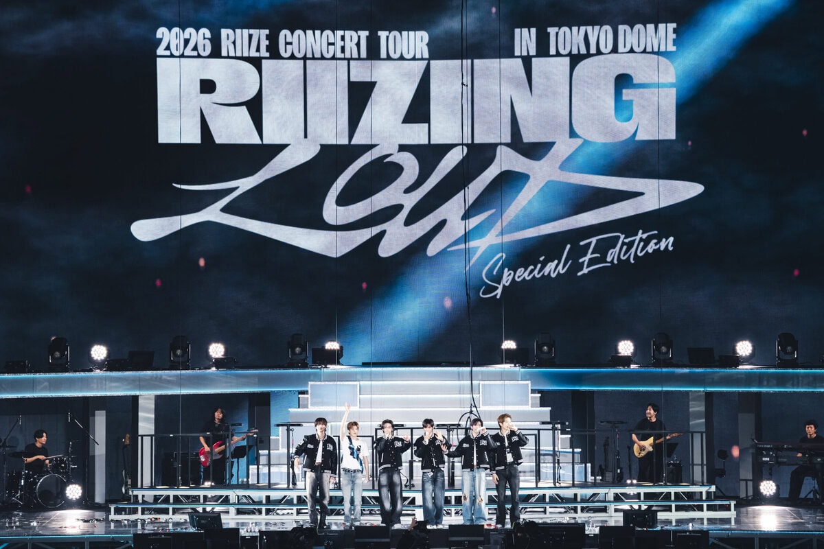 東京ドーム3Daysを見事完走！『2026RIIZECONCERTTOUR［RIIZINGLOUD