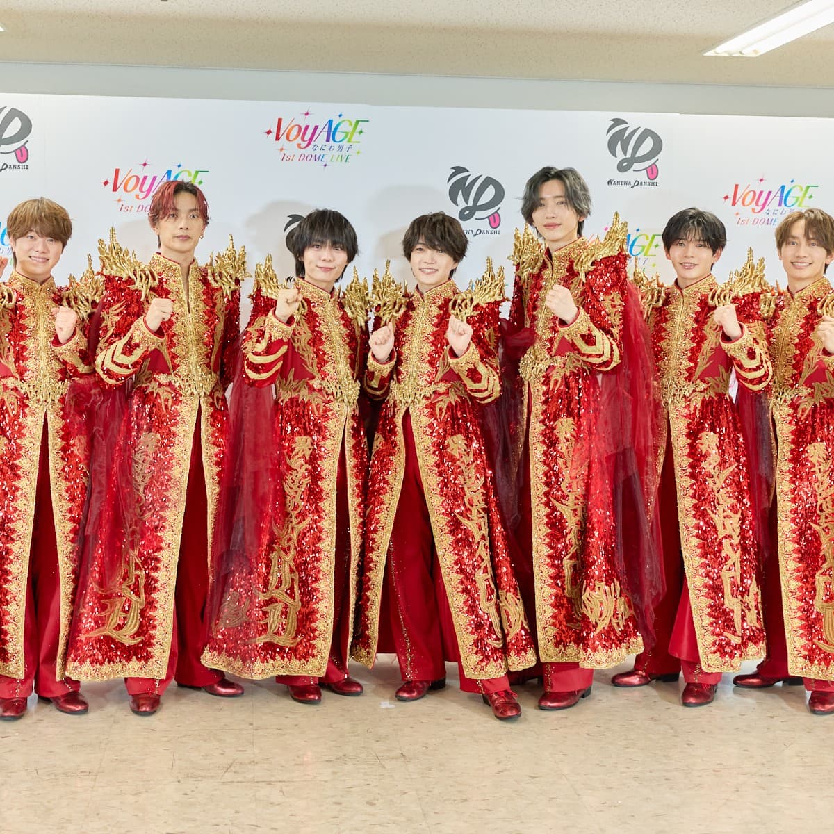 祝♡初ドーム全8公演完走】なにわ男子、京セラ最終日の囲み取材に