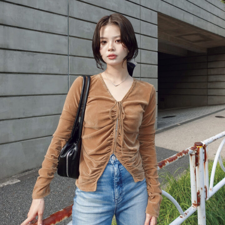 【SNAP】ベロア素材と絶妙な透け感がHIT!大谷愛加さん