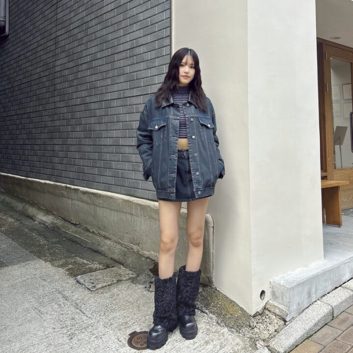 【SNAP】ボア素材のカバーブーツがHIT!佐藤百華さん