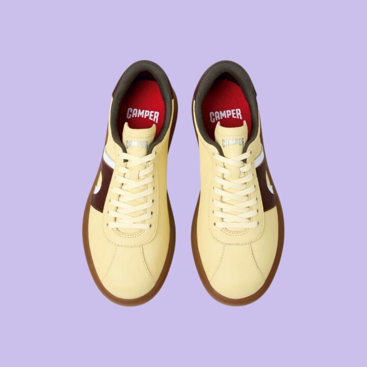 【2月上旬より順次発】カンペールのイエロー×ブラウンスニーカー!