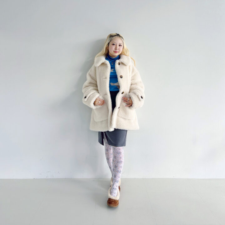 【SNAP】もこもこライナーが可愛くて暖かい♡福留遥さん