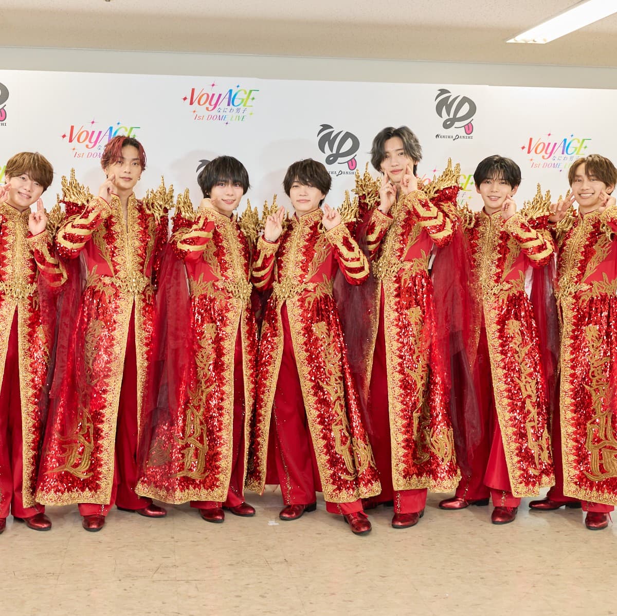 なにわ男子 祝♡初ドーム全8公演完走】なにわ男子、京セラ最終日の囲み取材に